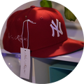 NonKempet Red Yankee Fitted Cap