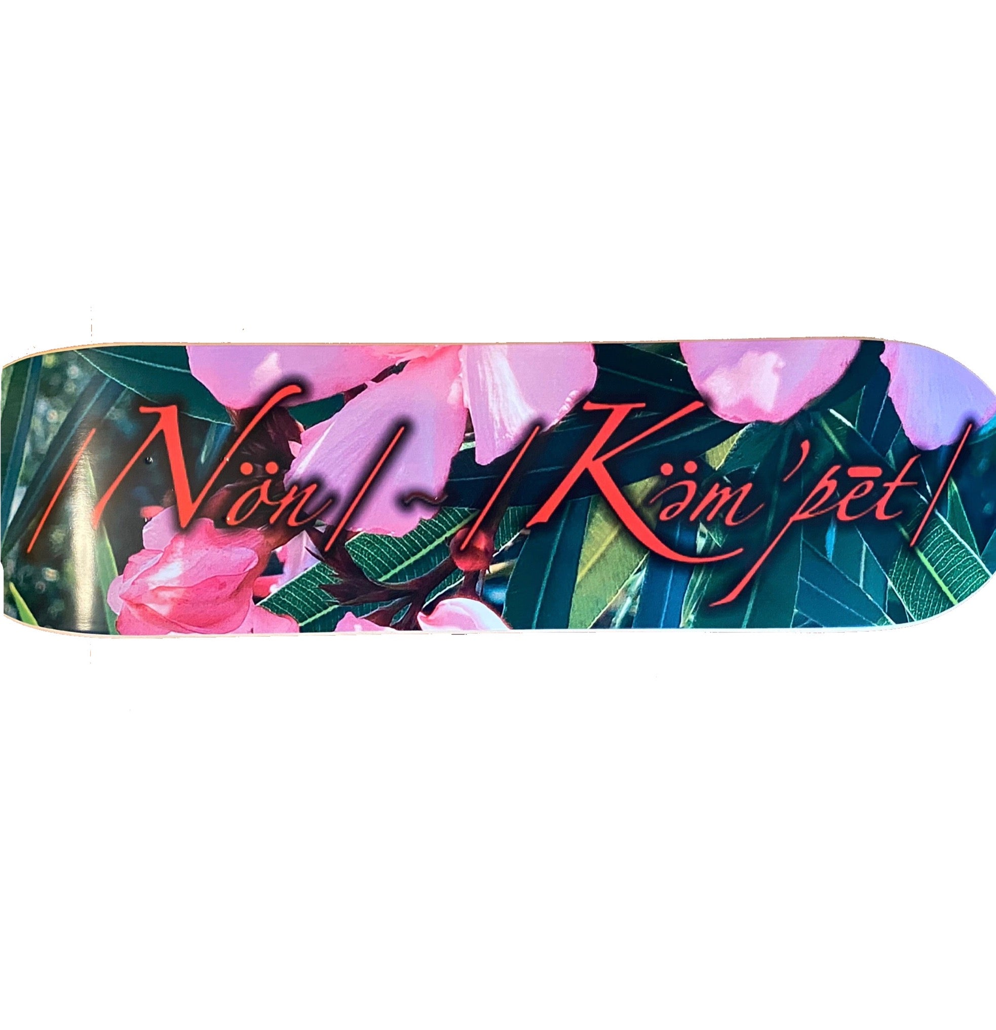 NonKempet Floral 8.5 Inch Skateboard Deck